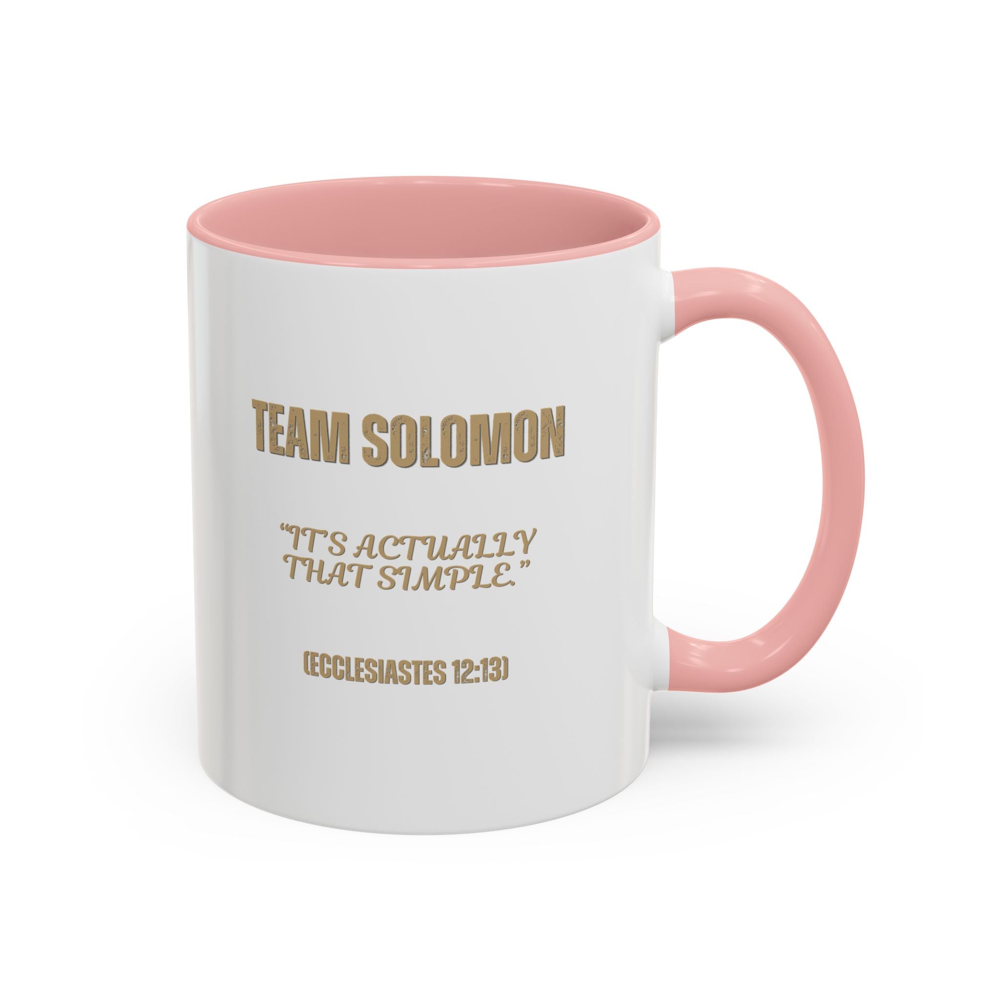 Team Solomon (Chibi Bible Character) -Accent Coffee Mug (11, 15oz)