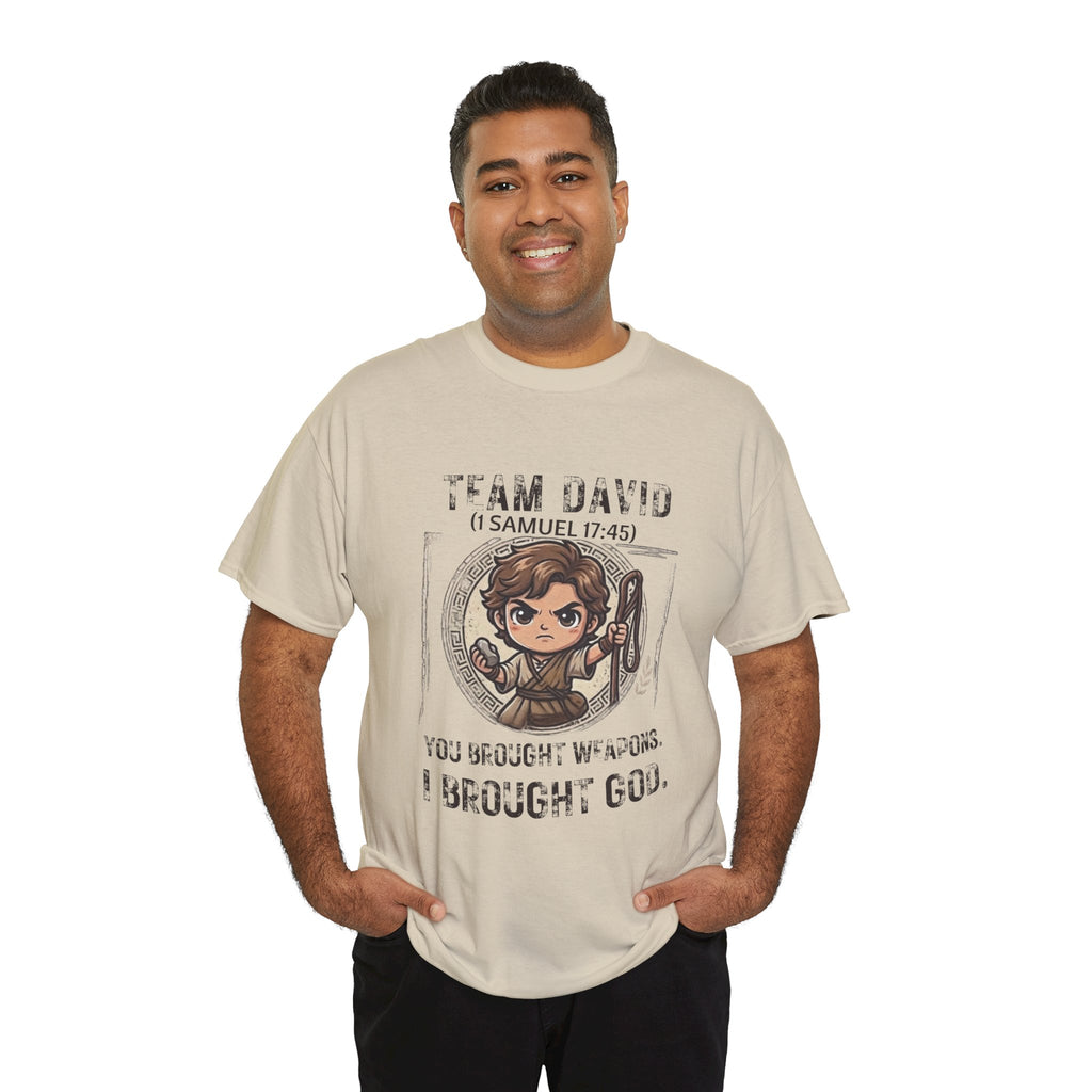 TEAM DAVID // "I Brought God" Underdog Graphic Tee