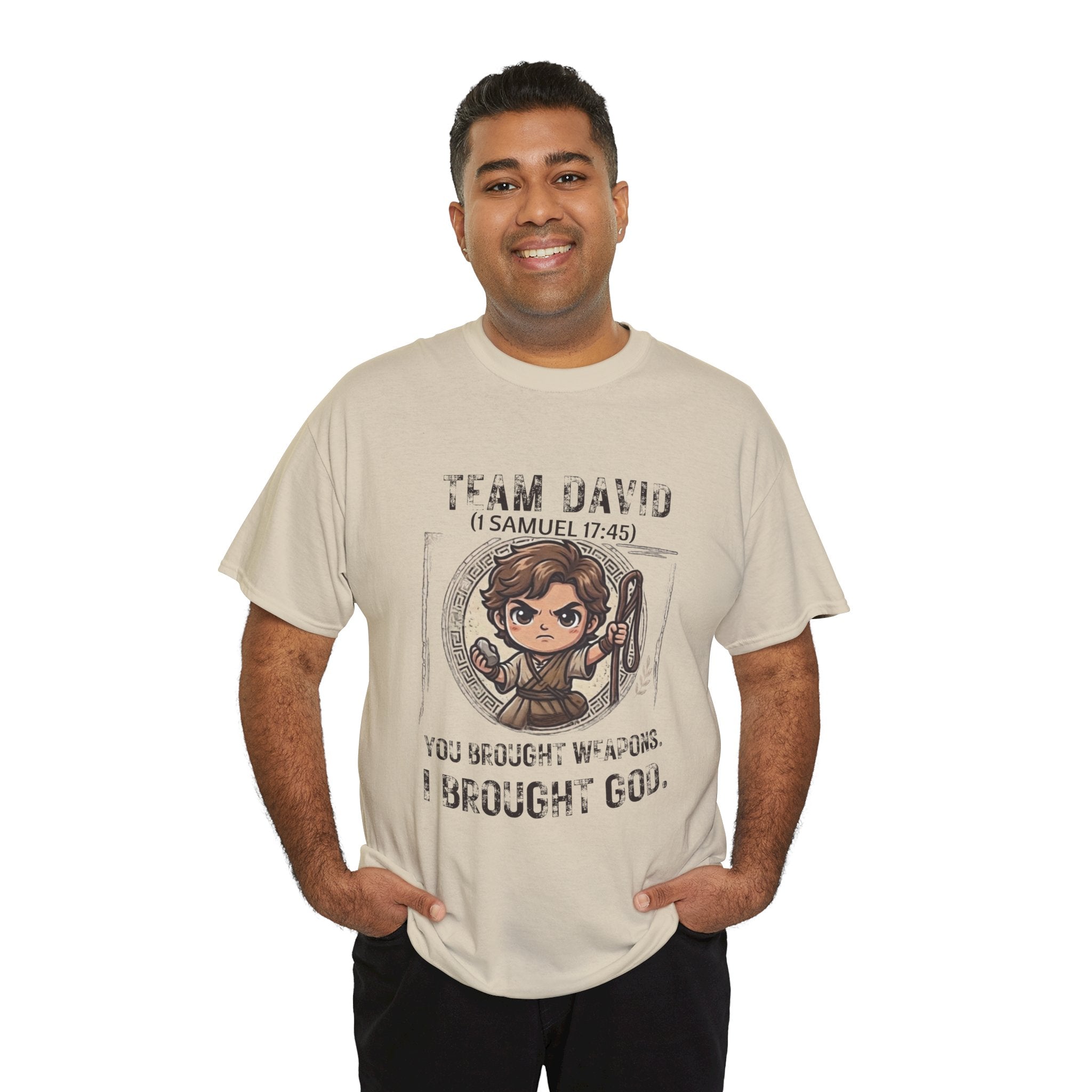 TEAM DAVID // "I Brought God" Underdog Graphic Tee