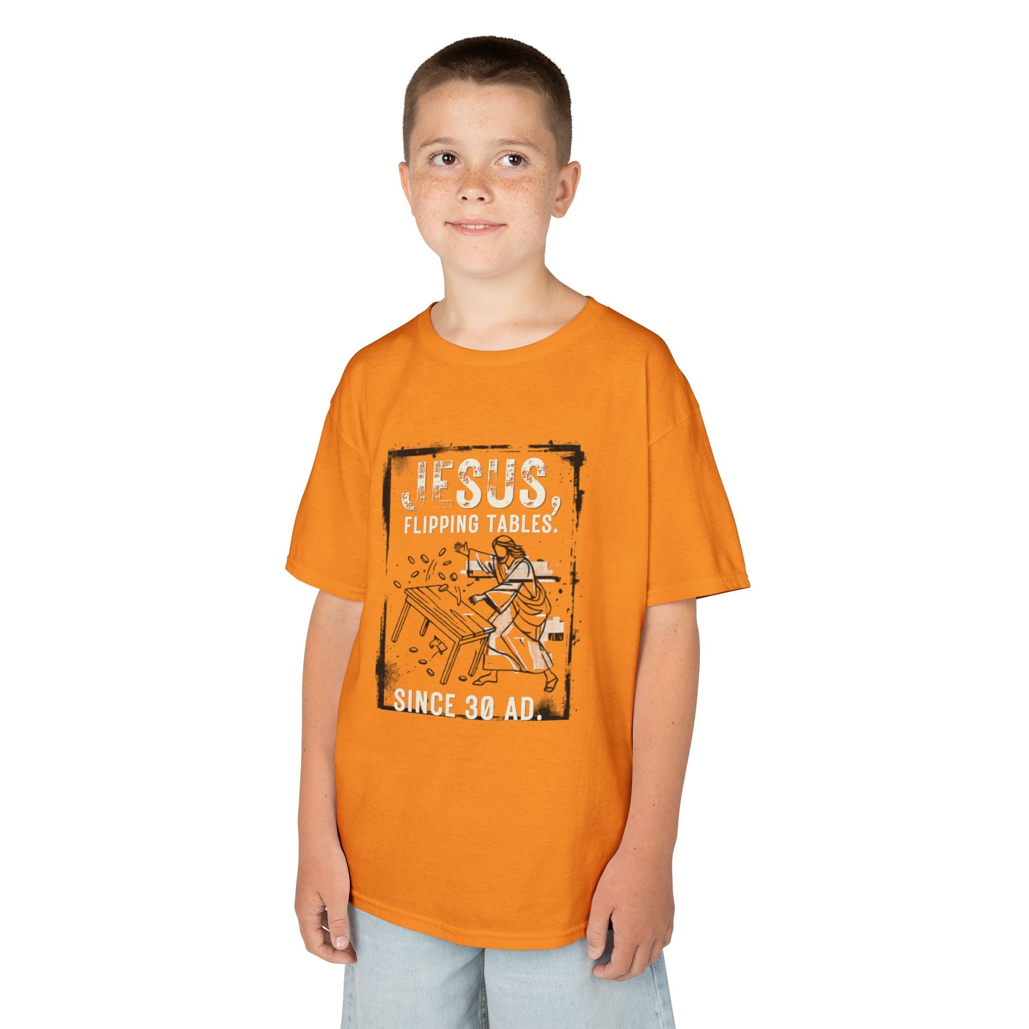 Kids - Jesus Flipping Tables Tee
