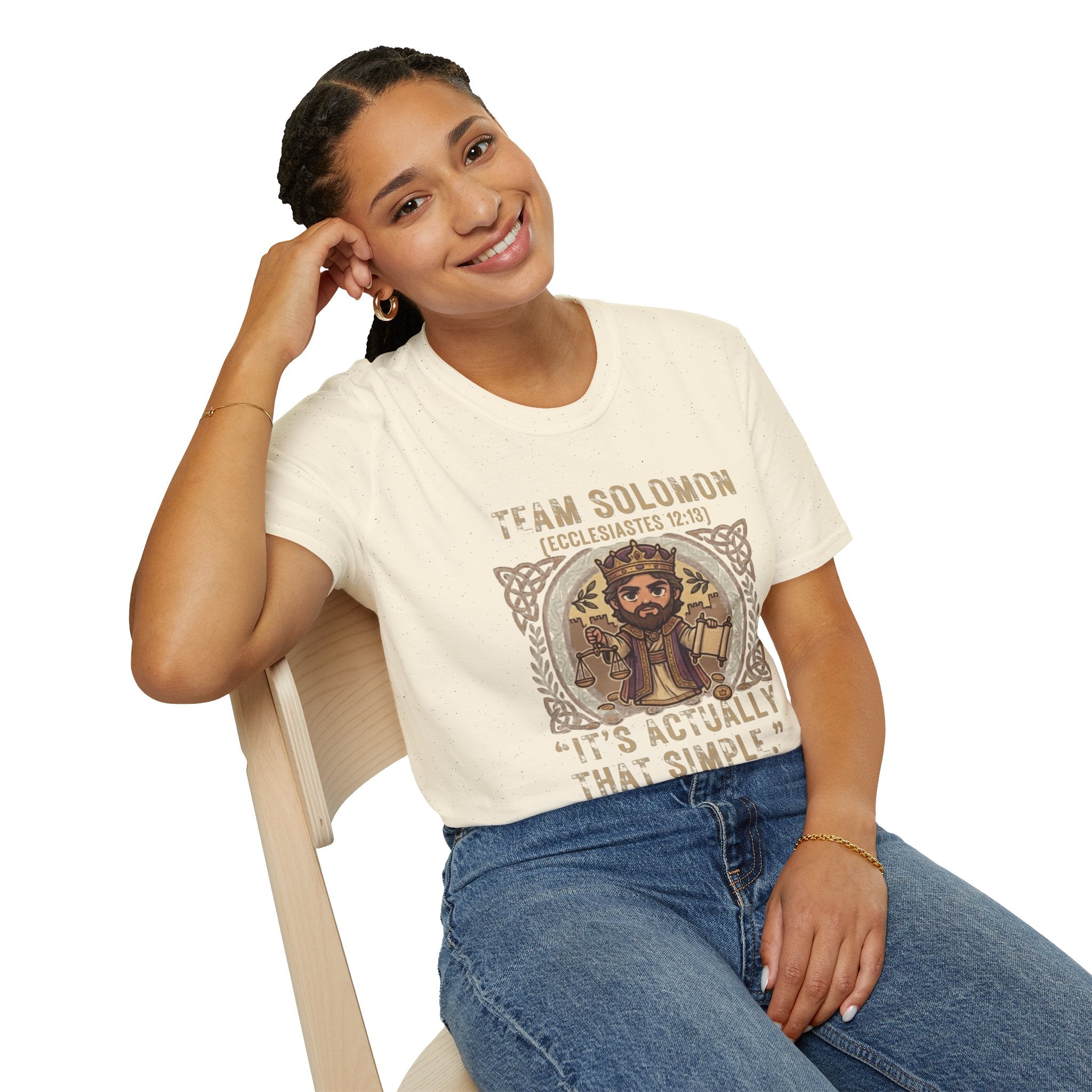 Team Solomon T-Shirt — "It Is Actually That Simple" (Ecclesiastes 12:13) Christian Tee