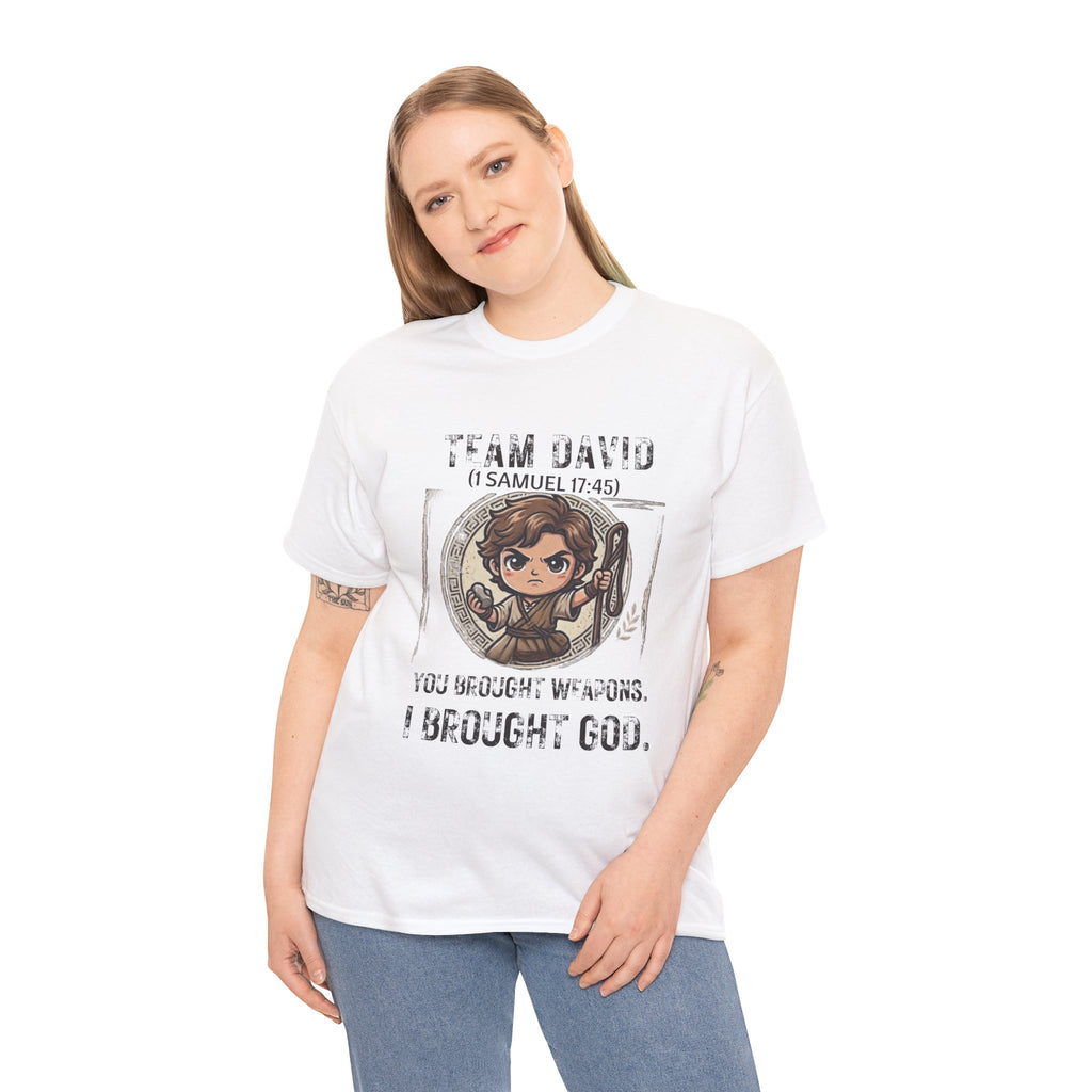 TEAM DAVID // "I Brought God" Underdog Graphic Tee