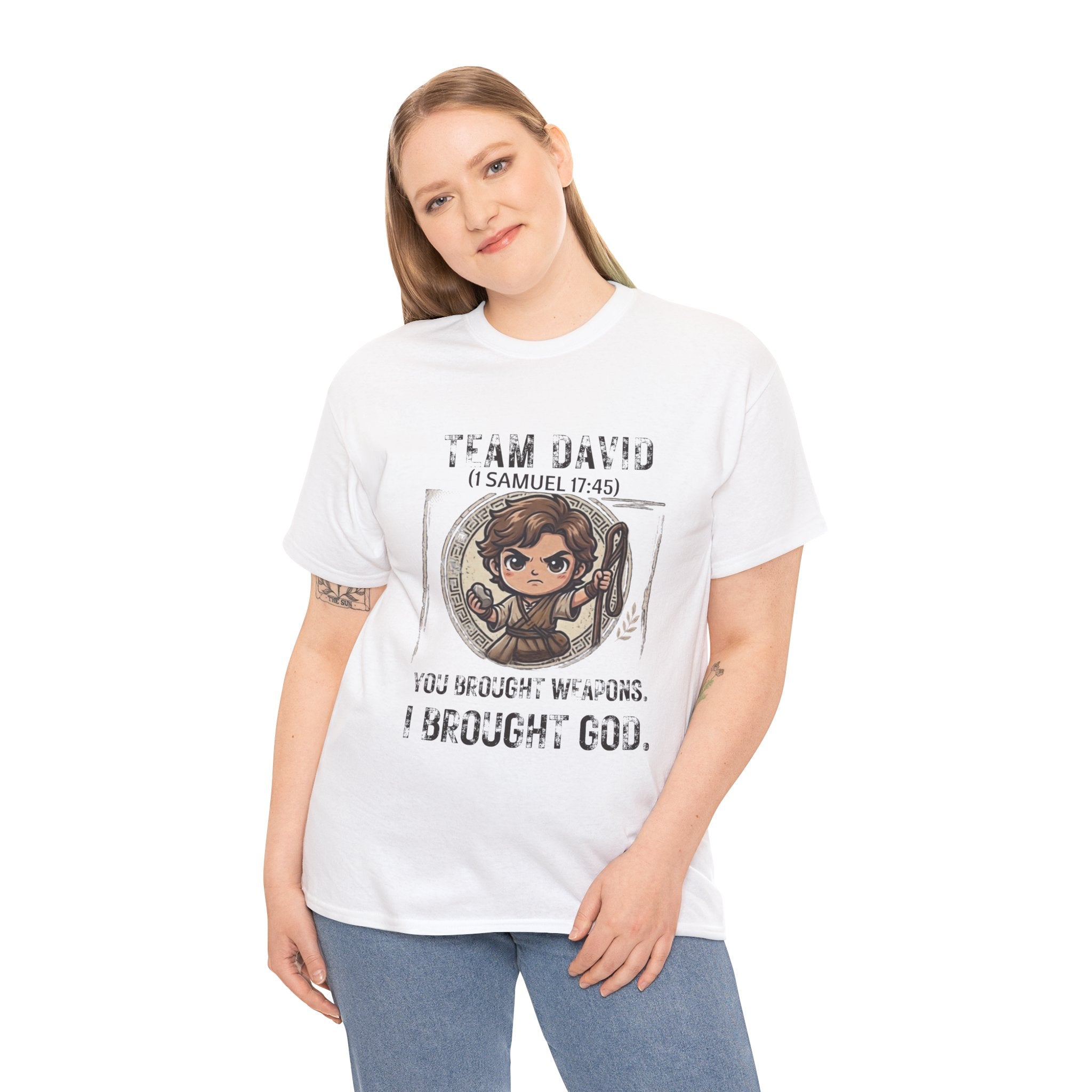 TEAM DAVID // "I Brought God" Underdog Graphic Tee