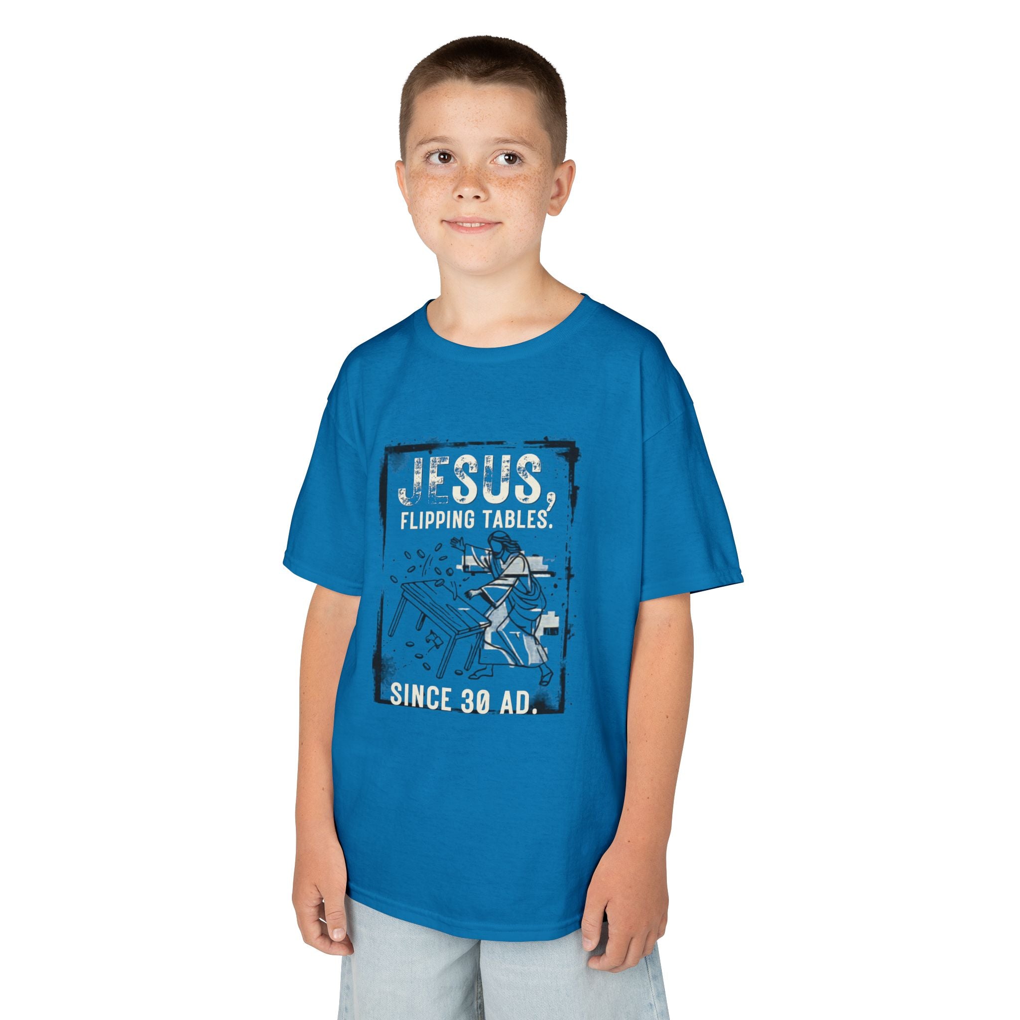 Kids - Jesus Flipping Tables Tee