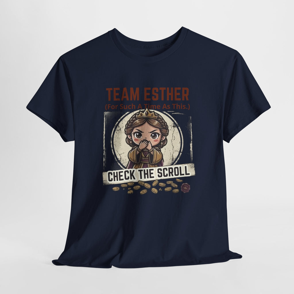 TEAM ESTHER // "Check the Scroll" Graphic Tee