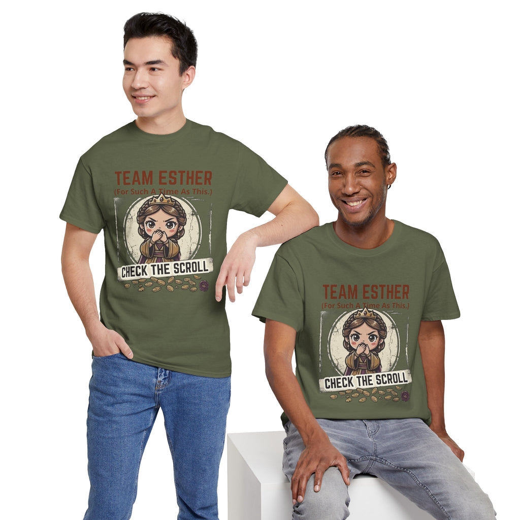 TEAM ESTHER // "Check the Scroll" Graphic Tee