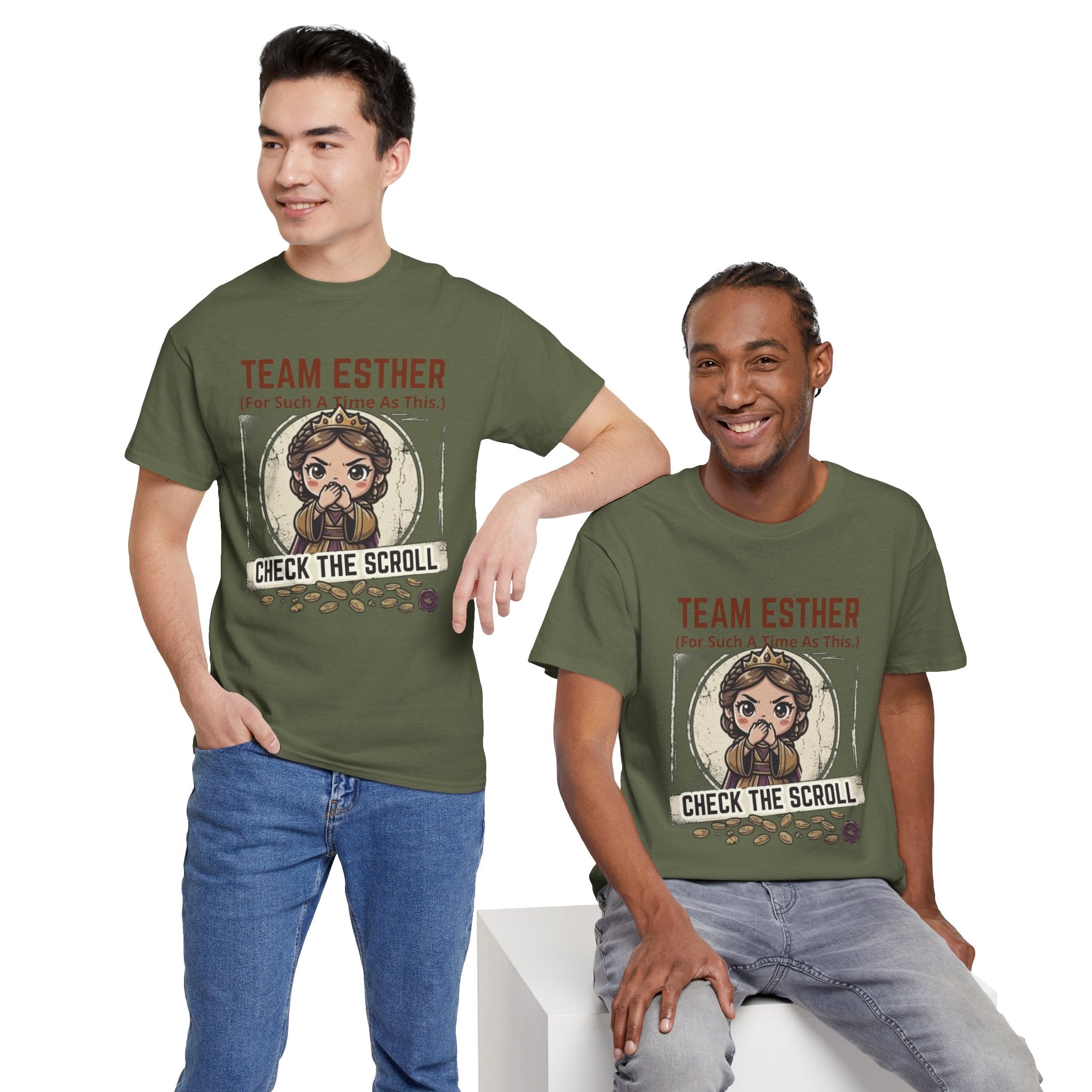 TEAM ESTHER // "Check the Scroll" Graphic Tee