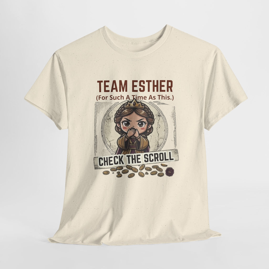 TEAM ESTHER // "Check the Scroll" Graphic Tee