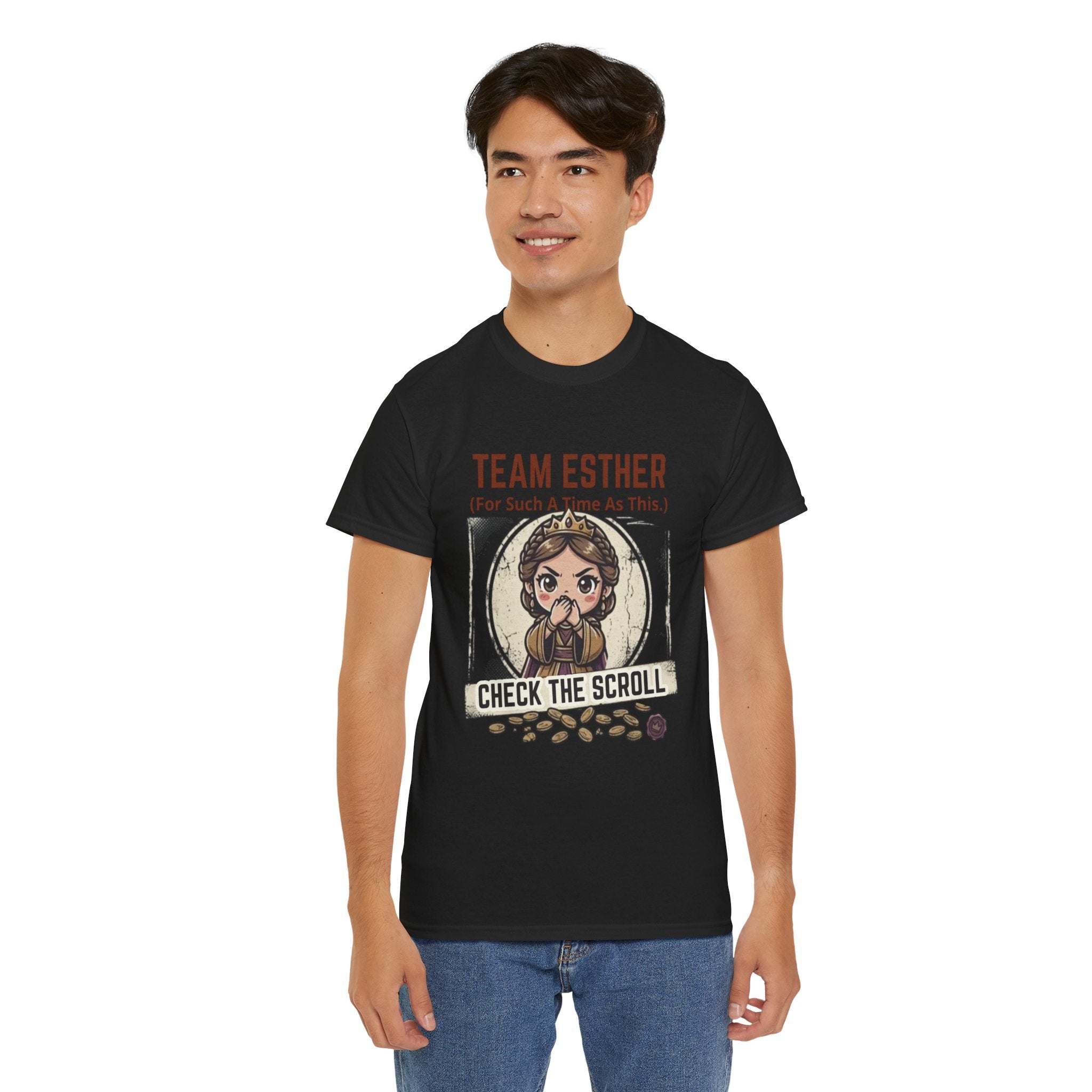 TEAM ESTHER // "Check the Scroll" Graphic Tee