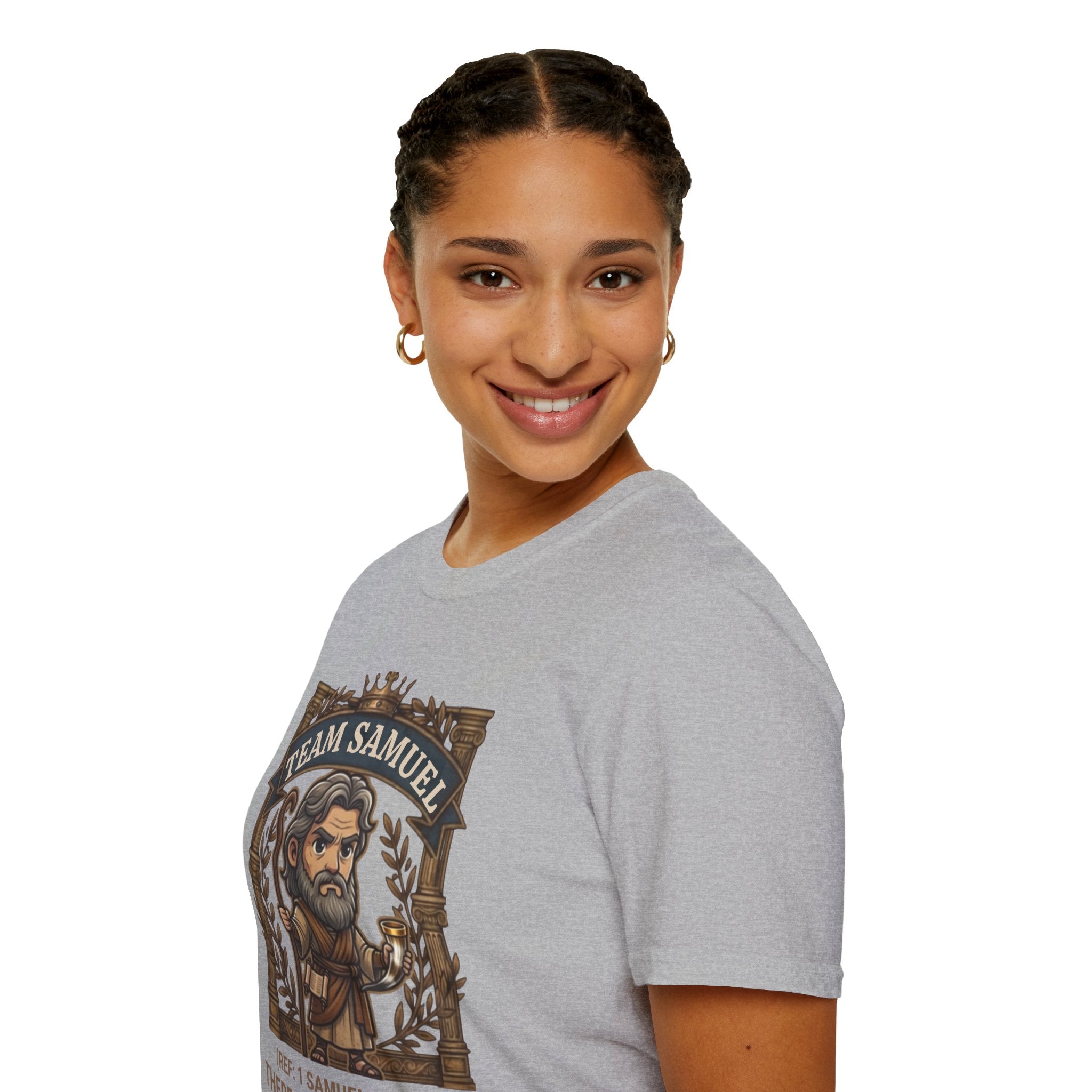 Team Samuel Unisex T-Shirt – There Is Only One King | 1 Samuel 8:17-18 Christian Shirt