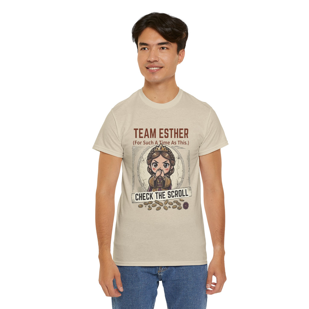 TEAM ESTHER // "Check the Scroll" Graphic Tee