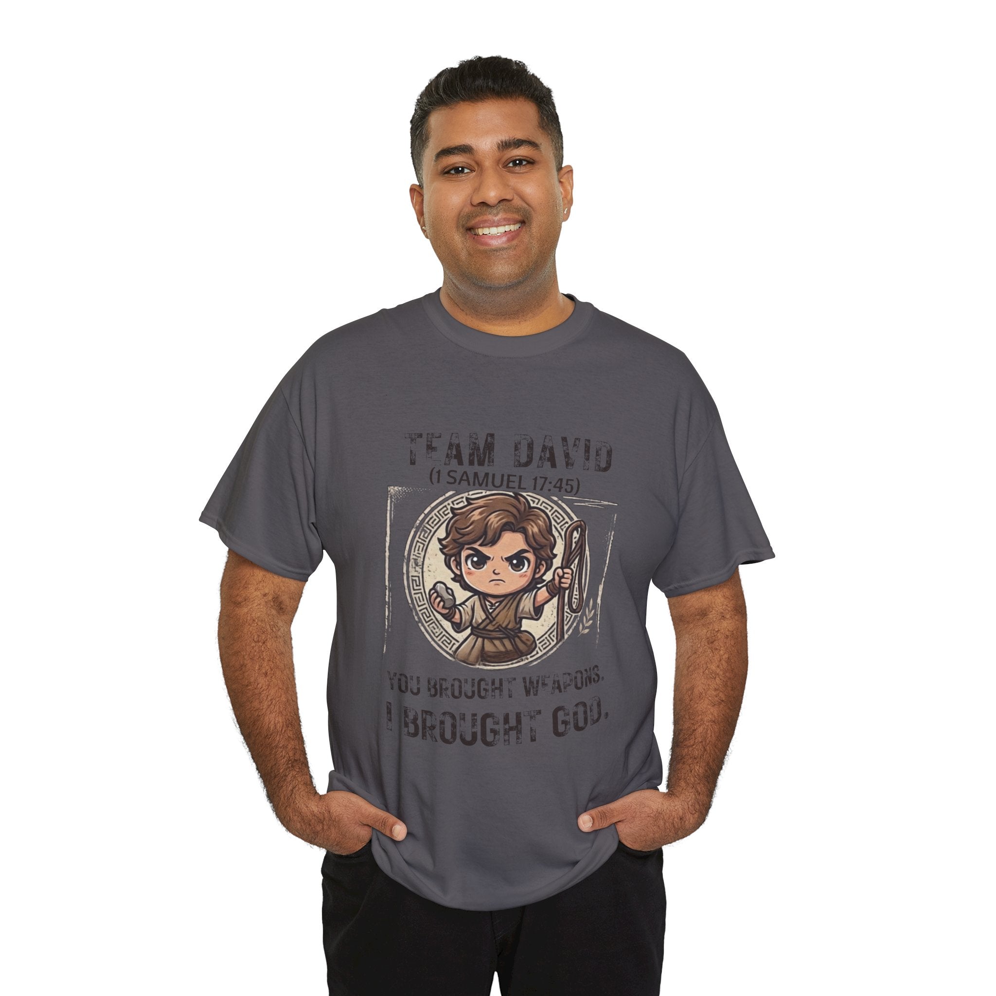 TEAM DAVID // "I Brought God" Underdog Graphic Tee