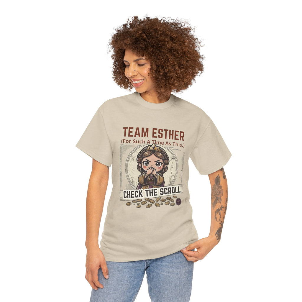 TEAM ESTHER // "Check the Scroll" Graphic Tee