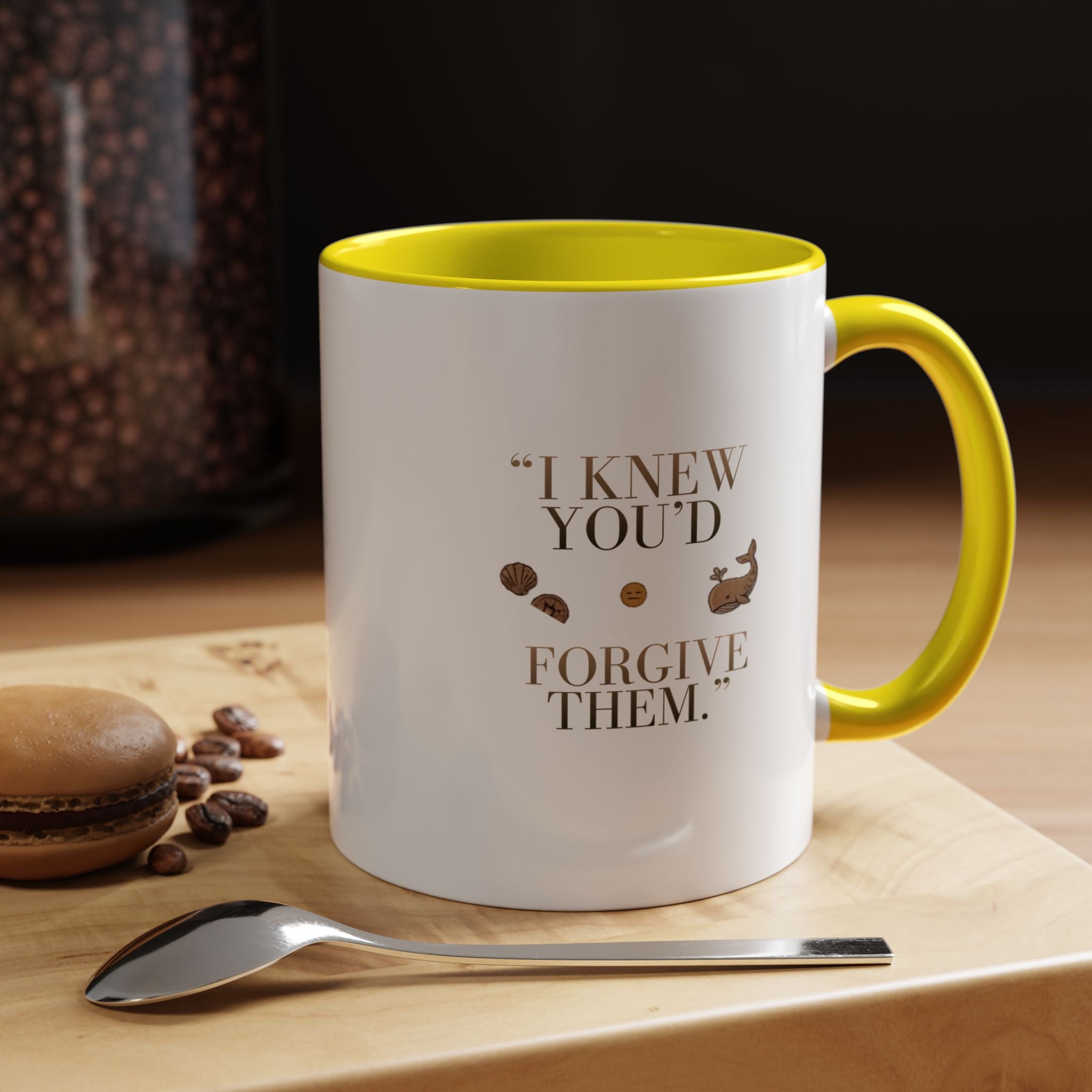 Team Jonah Chibi Bible Mug — 'I Knew You'd Forgive Them' Funny Christian Gift (11/15oz)