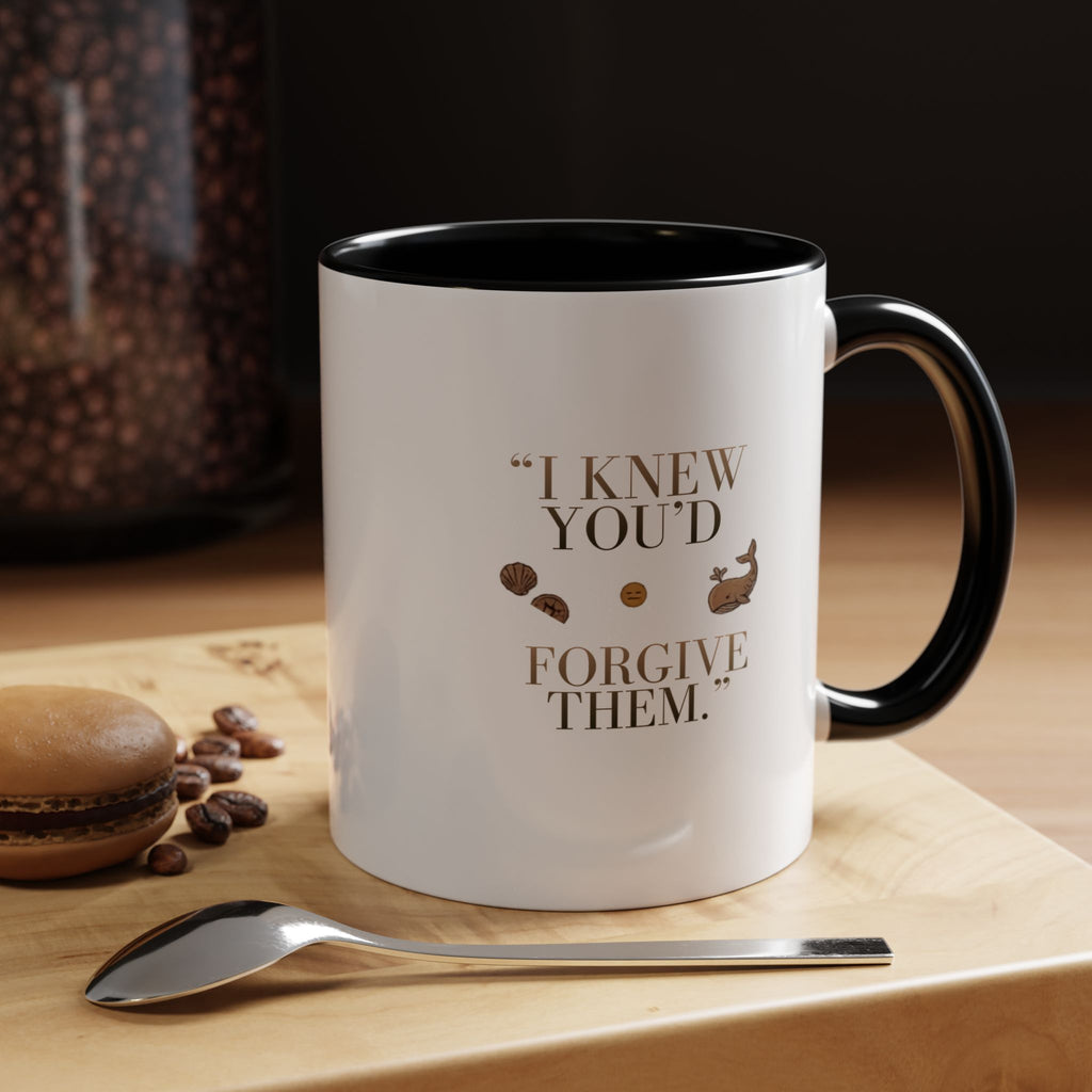 Team Jonah Chibi Bible Mug — 'I Knew You'd Forgive Them' Funny Christian Gift (11/15oz)
