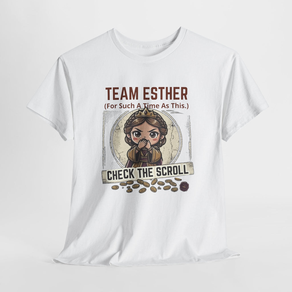TEAM ESTHER // "Check the Scroll" Graphic Tee