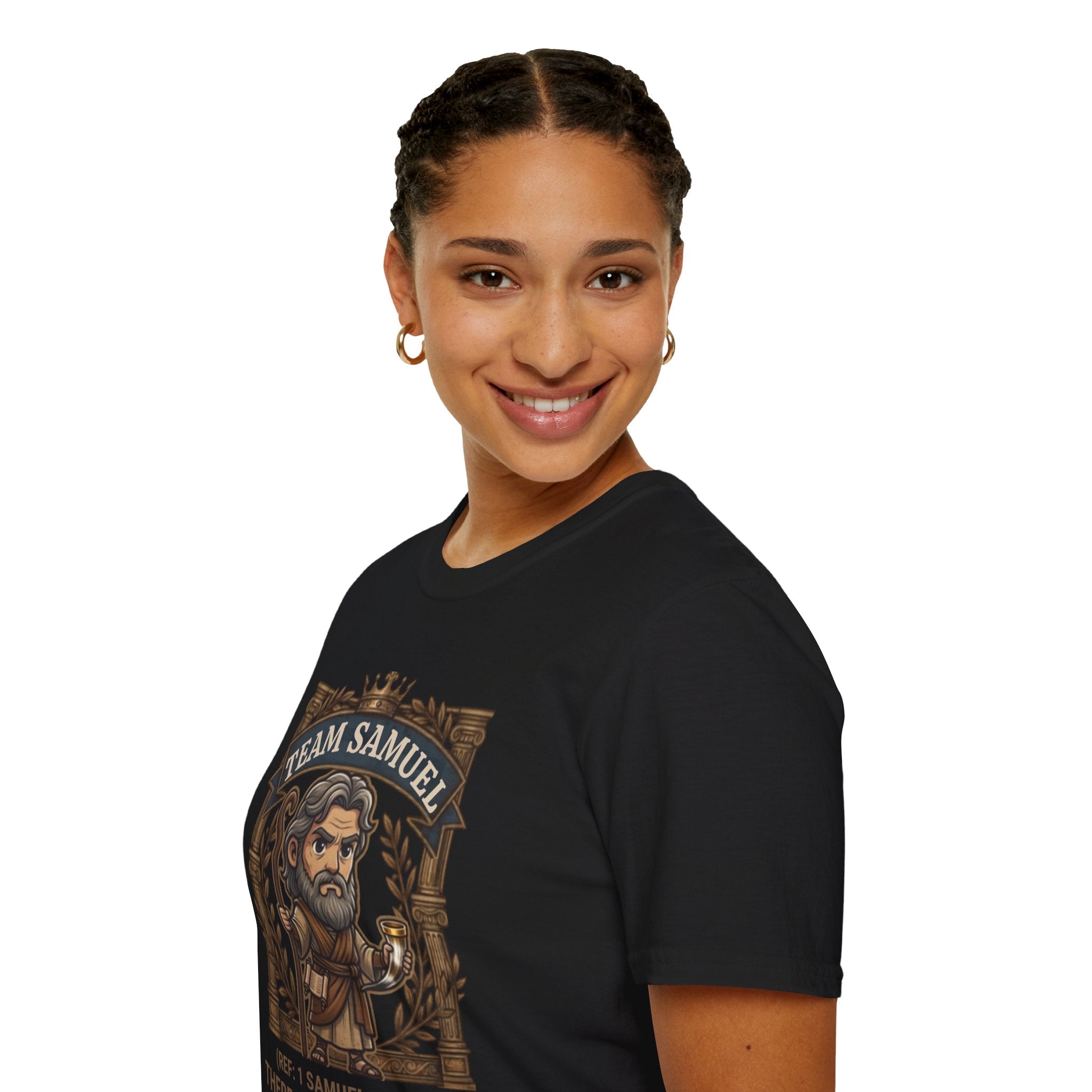 Team Samuel Unisex T-Shirt – There Is Only One King | 1 Samuel 8:17-18 Christian Shirt