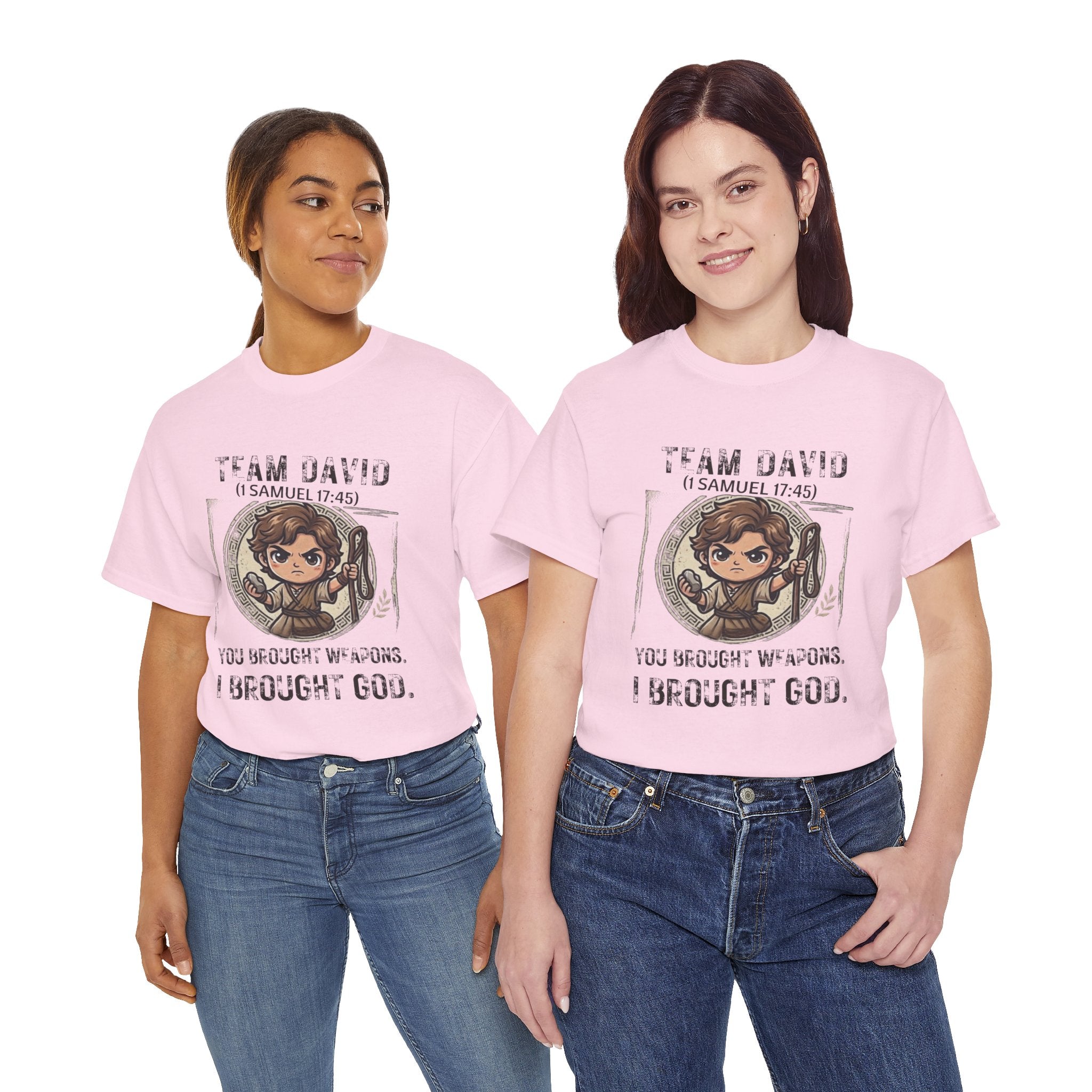 TEAM DAVID // "I Brought God" Underdog Graphic Tee