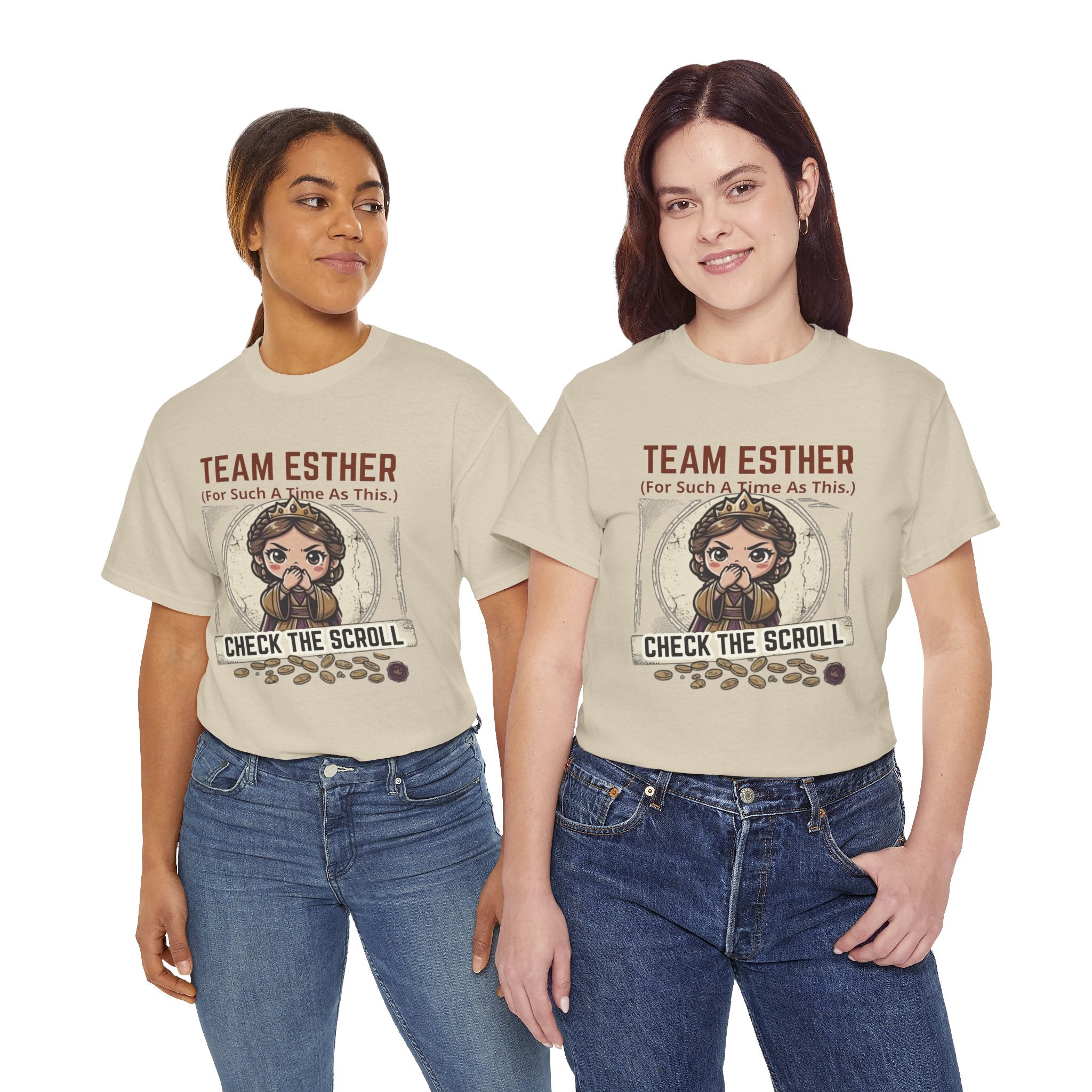 TEAM ESTHER // "Check the Scroll" Graphic Tee