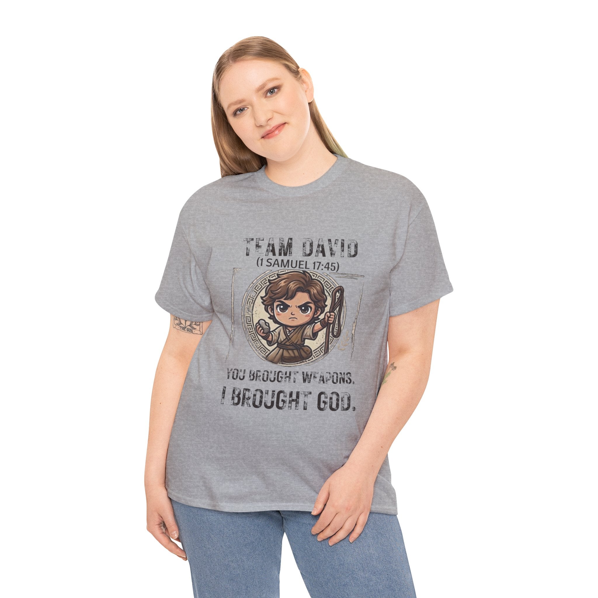 TEAM DAVID // "I Brought God" Underdog Graphic Tee