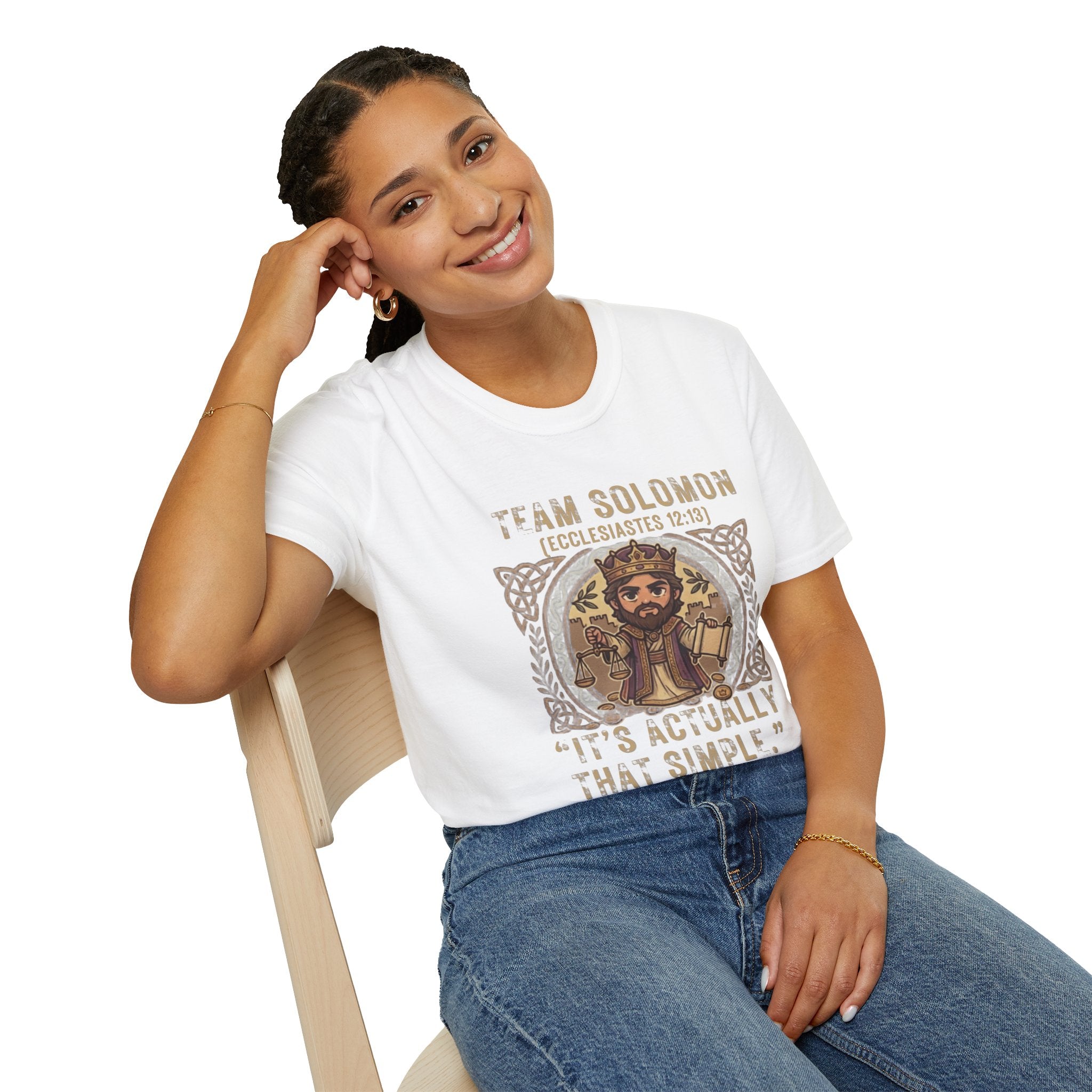 Team Solomon T-Shirt — "It Is Actually That Simple" (Ecclesiastes 12:13) Christian Tee