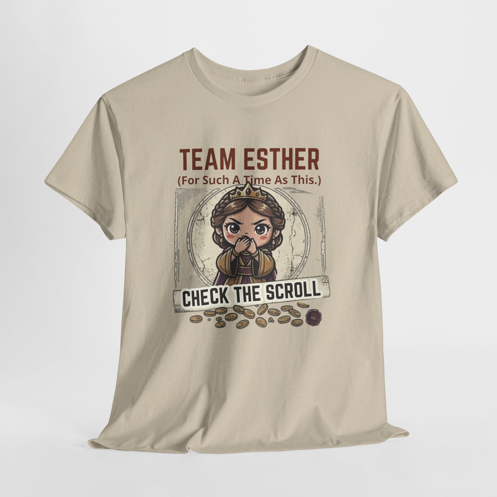 TEAM ESTHER // "Check the Scroll" Graphic Tee