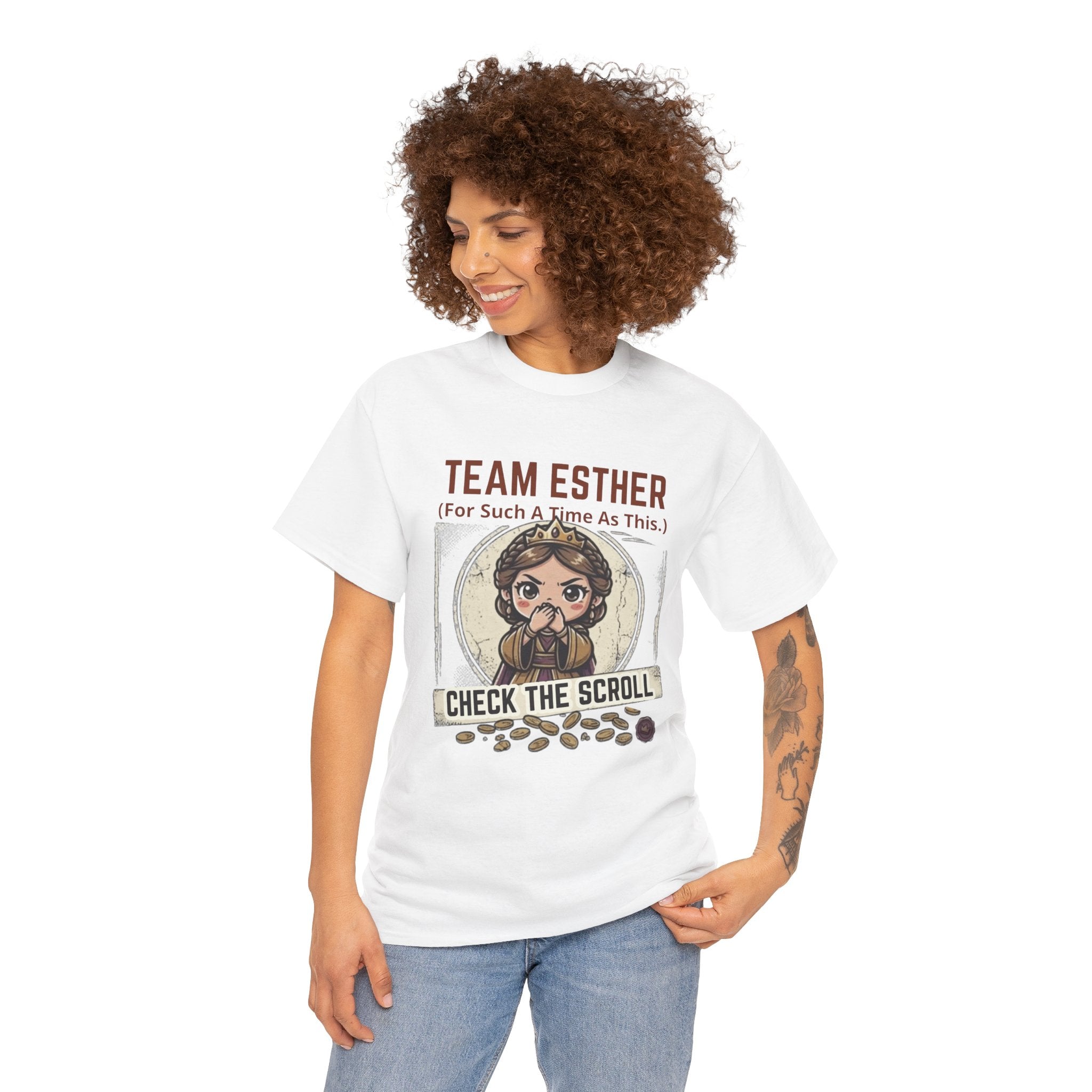 TEAM ESTHER // "Check the Scroll" Graphic Tee