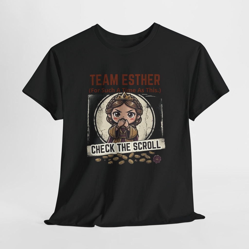 TEAM ESTHER // "Check the Scroll" Graphic Tee
