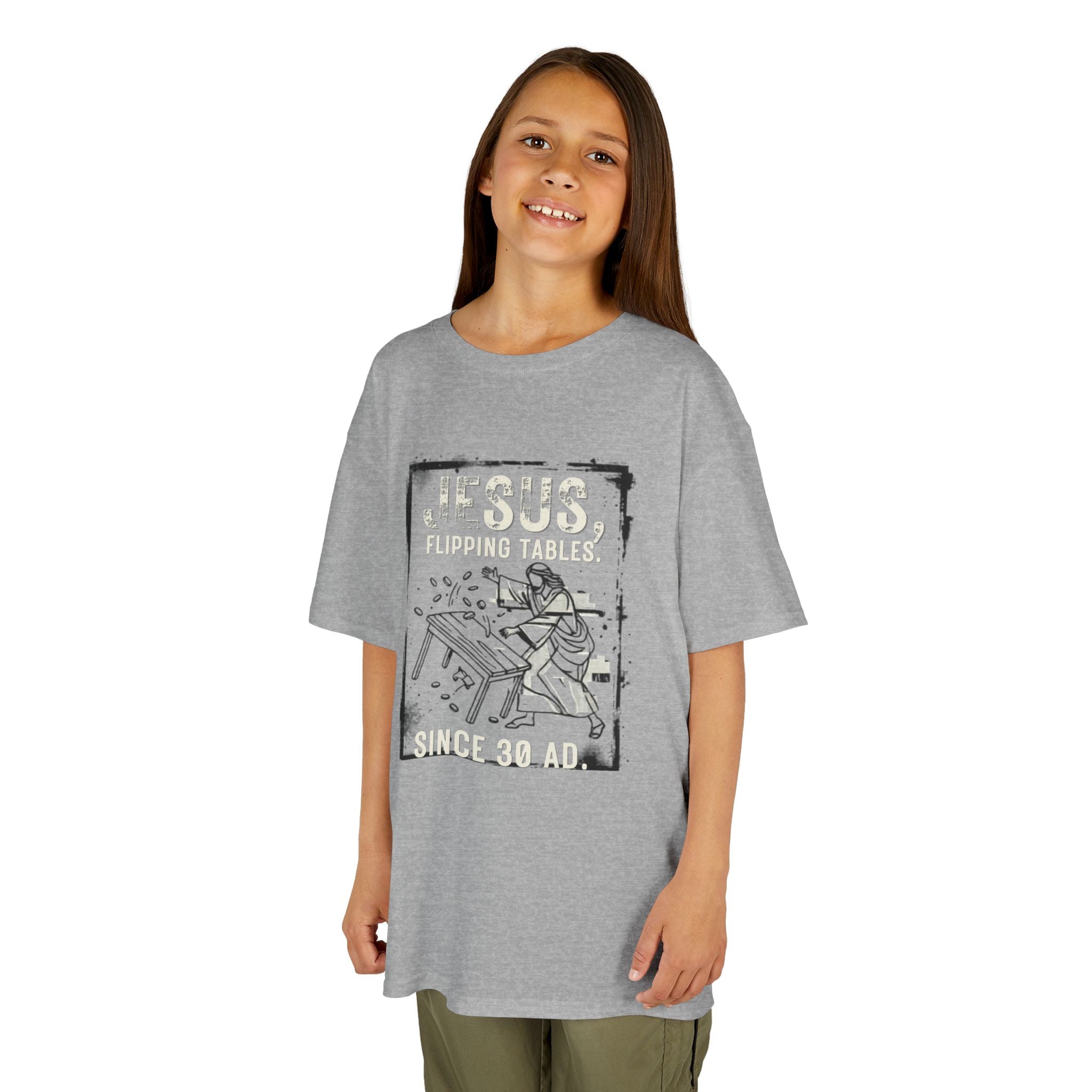 Kids - Jesus Flipping Tables Tee