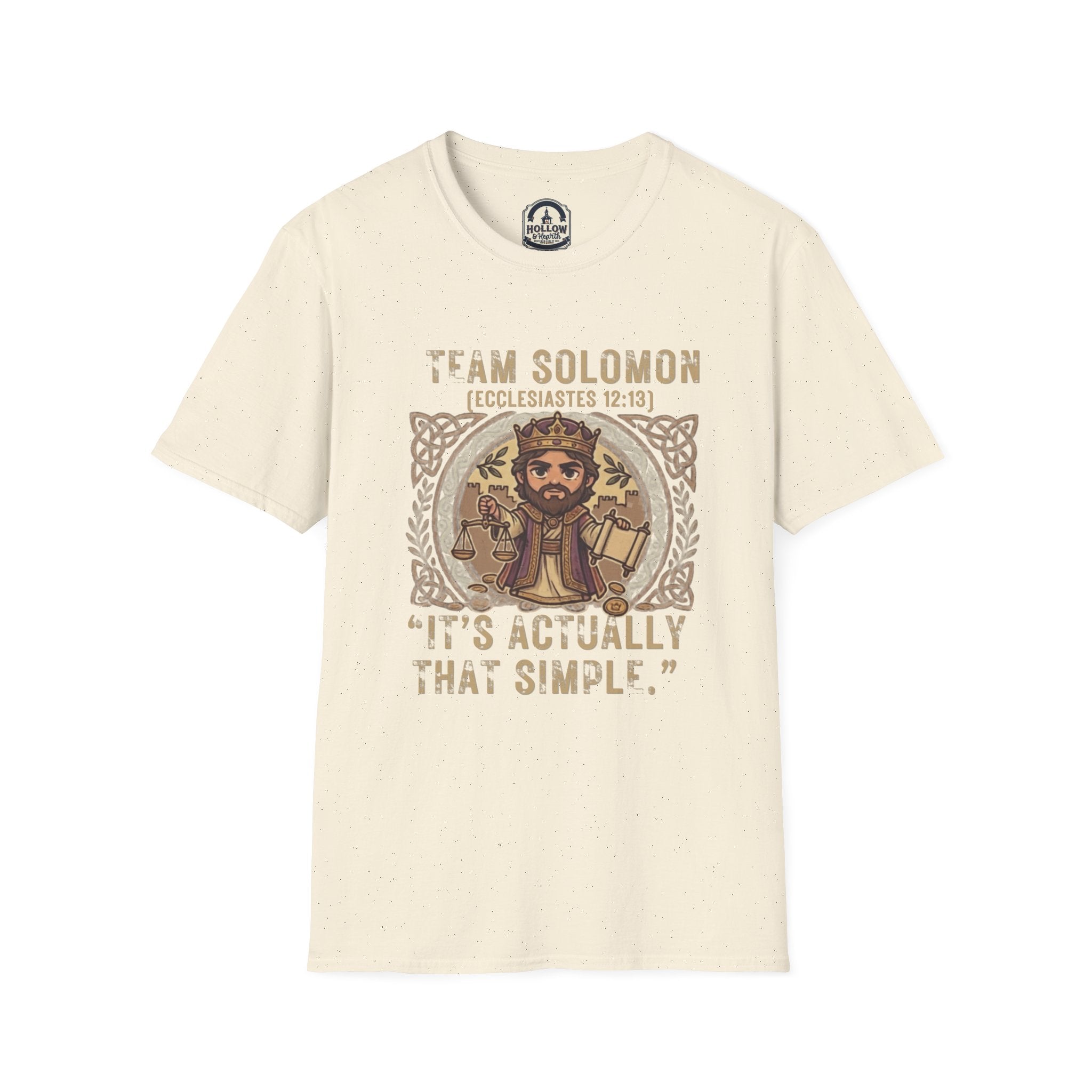 Team Solomon T-Shirt — "It Is Actually That Simple" (Ecclesiastes 12:13) Christian Tee