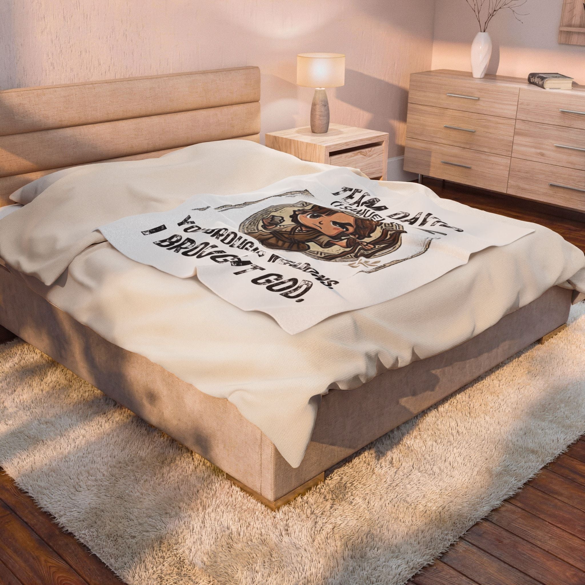 Team David Biblical Plush Blanket