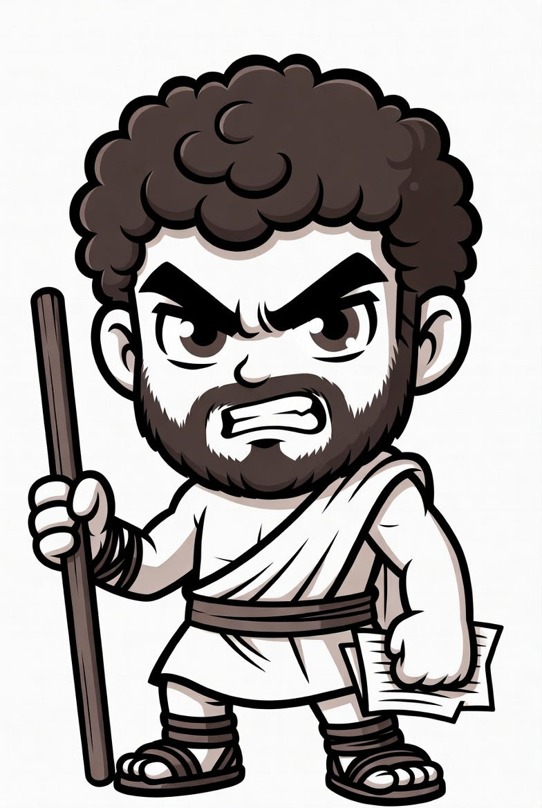 Team Paul Bible Study PDF – Chibi Damascus Road Newspaper: From Persecutor to Apostle (Printable Acts 9 Devotions + Coloring + Snark for Adults)